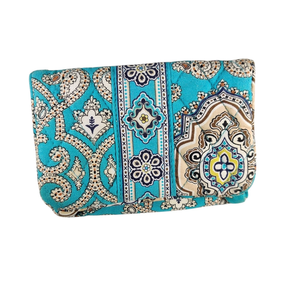 Vera Bradley Totally Turquoise Bifold Wallet